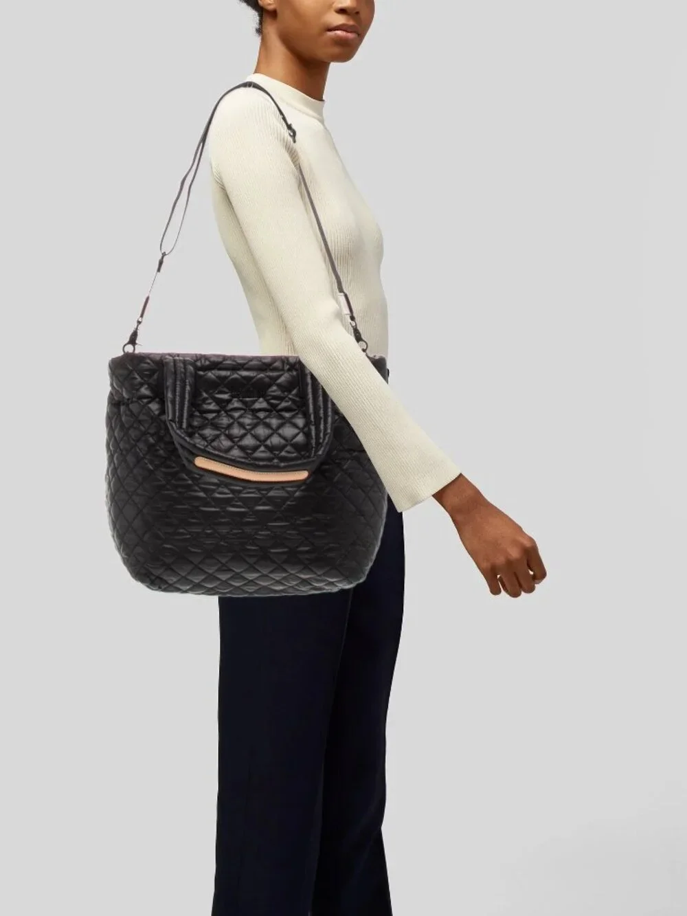 MZ Wallace Medium Metro Tote Deluxe - Magnet NWT - Picture 8 of 8